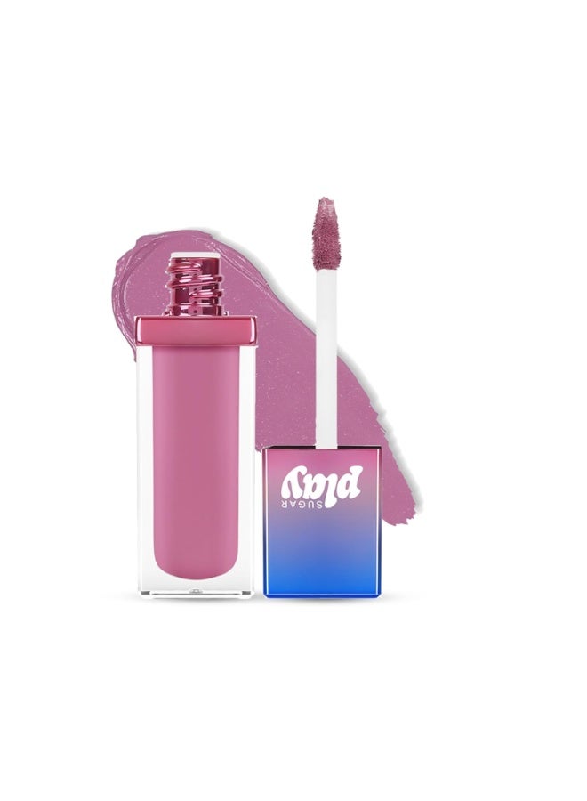 SUGAR Play Vibe Check Liquid Matte Lipstick | 4.5ml - 01 G.O.A.T (Nude Pink) - Image 1